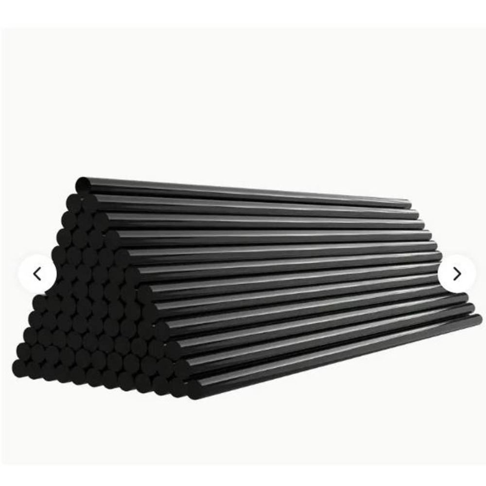 Black Hot Melt Glue Stick 100PCS, Size 7mm/0.27in X 200mm/7.87in,  Glue Stick
